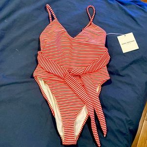 Mara Hoffman Striped one piece